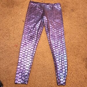 Shiny mermaid leggings